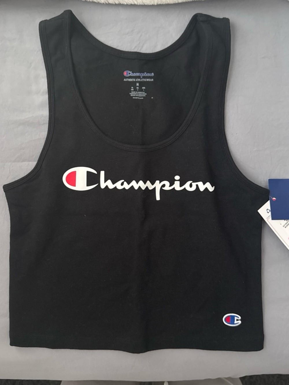 Champion Cropped Athletic Tank Size M NWT